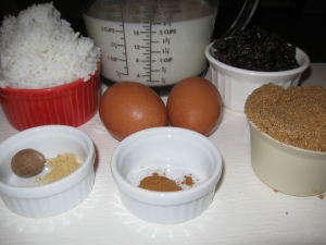 Rice Pudding Ingredients